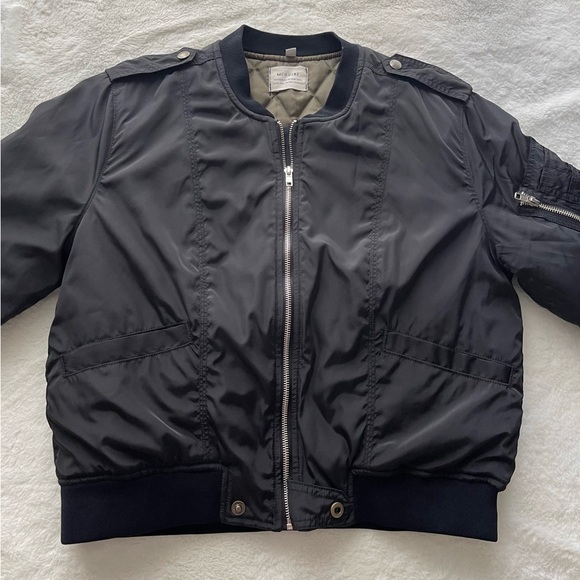 MCGUIRE Bomber Shell Nylon Quilted Lined Jacket Sz M* - Picture 6 of 15